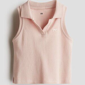 H&M Kids Girls Tank Top With Collar